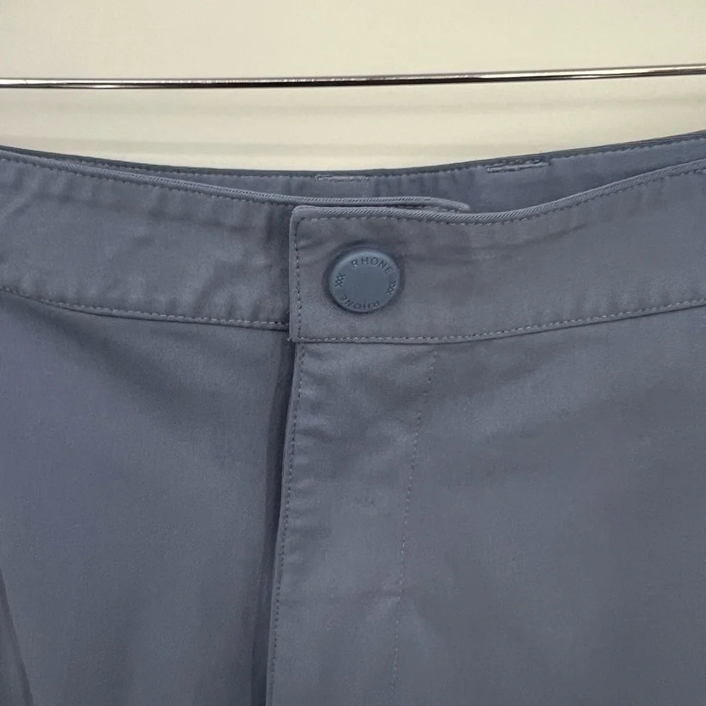 Rhone blue active golf shorts